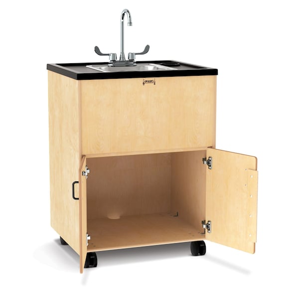 Jonti-Craft Clean Hands Helper Portable Sink, 38 in. Counter, SS Steel Sink, Plumbing Required 1367JC - main